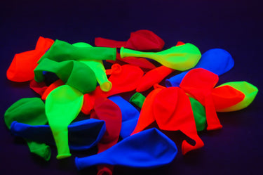 11 inch Blacklight Reactive Fluorescent UV Neon Glow Party Balloons